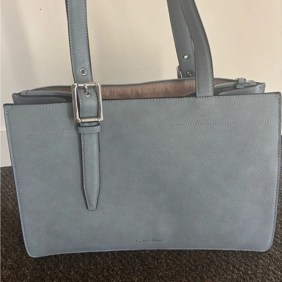 Calvin Klein Blue Tote Bag - Picture 2 of 12